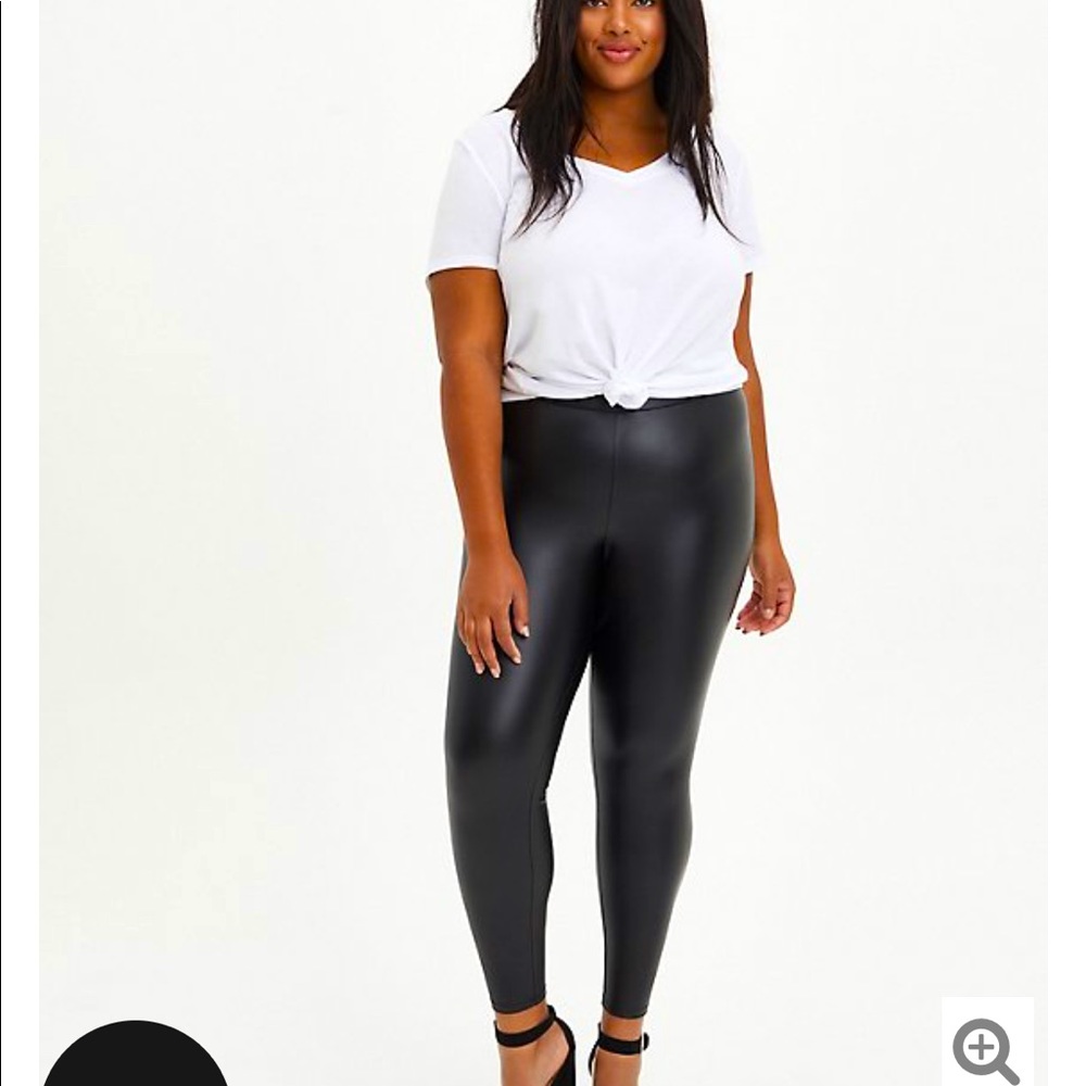 Faux Leather Leggings size 2x NWOT
